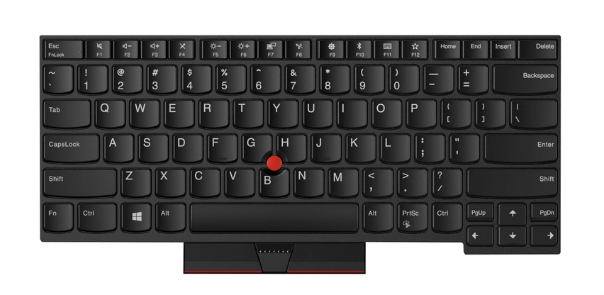Table-King Spanish Non-Backlit Black Keyboard For Lenovo ThinkPad T470 T480 A475 A485