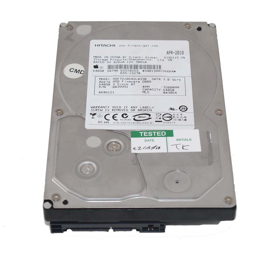 HDE721064SLA330 - 640GB SATA-II 3.5 7200RPM 3Gb/s HDD - TekEurope