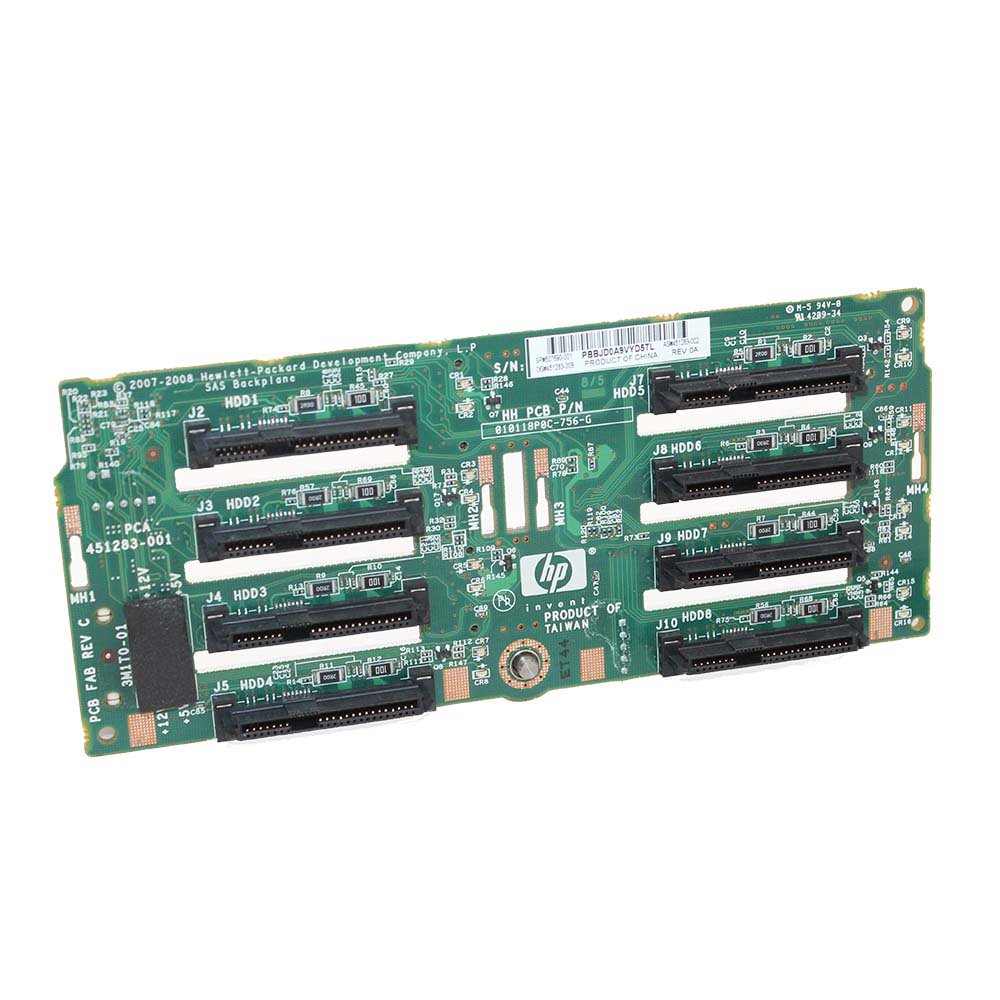 SAS Backplane Board - HP Proliant DL380 DL385 (G5) - 507690-001 - Tekeurope