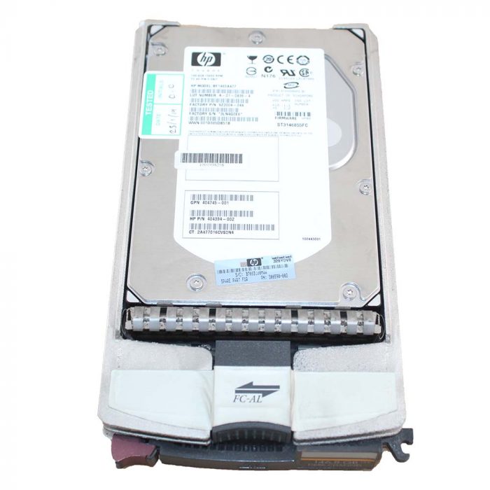146GB FC 3.5" 15K (Hot-Plug with Caddy) HDD (404394-002)