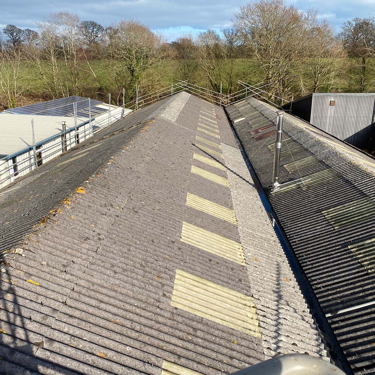 roof before