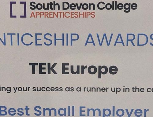Tekeurope recognised at the South Devon College Apprenticeship Awards
