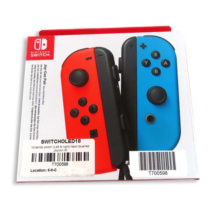 Nintendo switch (Left right) Neon blue/red Joycon kit (SWITCHOLED18) - Image 2