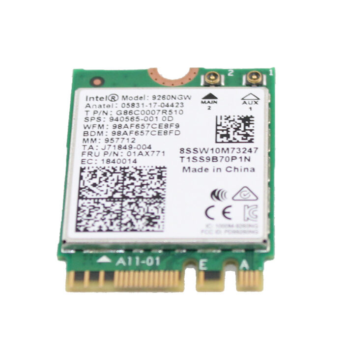 Intel 9260 2*2ac+BT5.0 PCIe vPro M.2 Wireless Combo Card - Lenovo Thinkpad (01AX787)