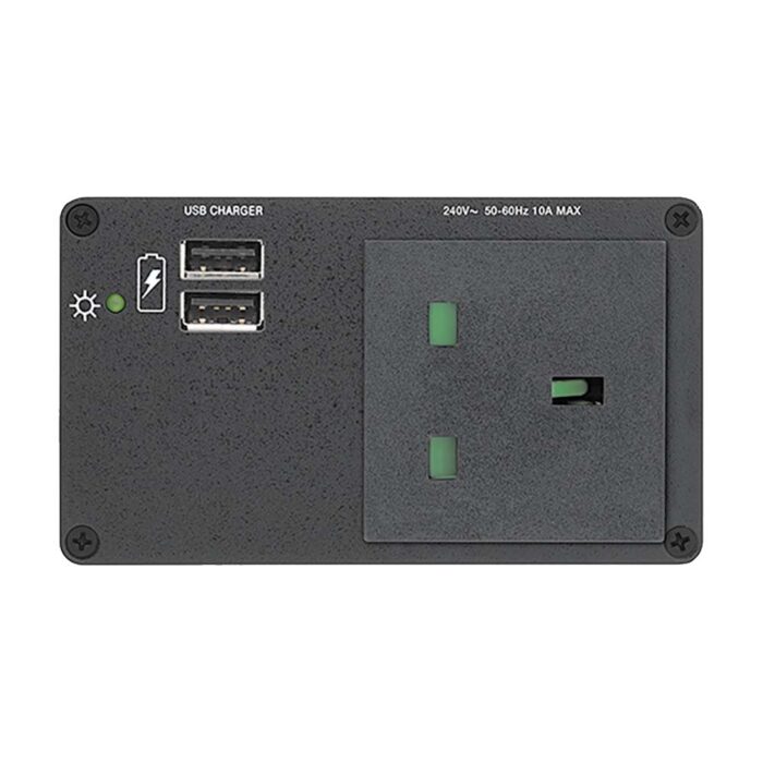 Extron 212 UK Power Outlet - AC + 2 x USB  (60-1384-02)