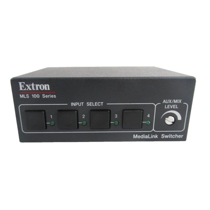 Extron M100A 4 Input Stereo Audio Switcher Control Module (60-497-01)